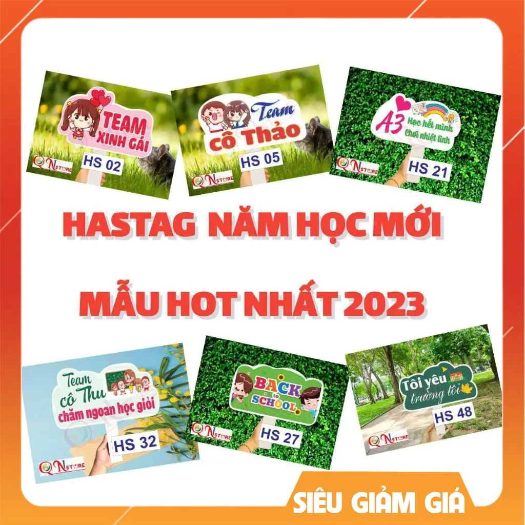 [Học Sinh 1] Hashtag Khai giảng, Bế giảng, Học sinh, Trường lớp
