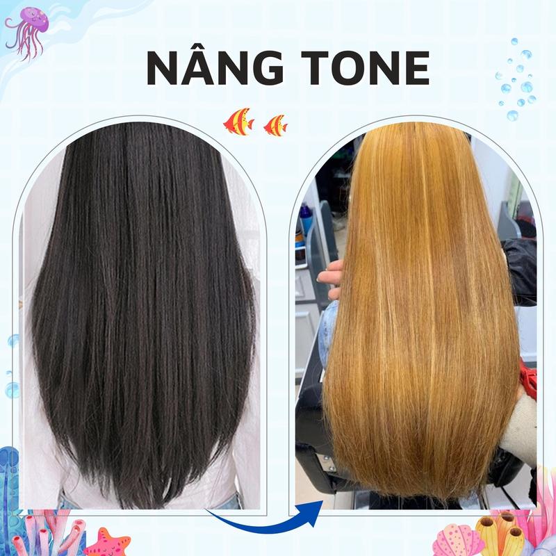   Chính hãng  Thuốc nâng tone nâng nền tóc tặng kèm oxy và găng tay giấy hdsd 