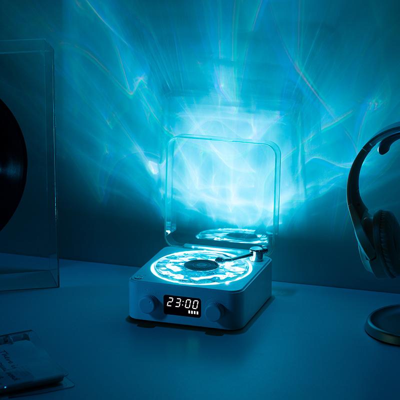 Product Introduction of Wave Arc de Triomphe record player, 2024 new wave retro record player speaker, wave retro record player, wireless portable wave record player 0