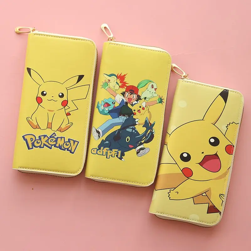 Boys and Girls Cartoon Long Zipper Large Capacity Middle School Students Teenagers Children Secondary Wallet Coin Purse