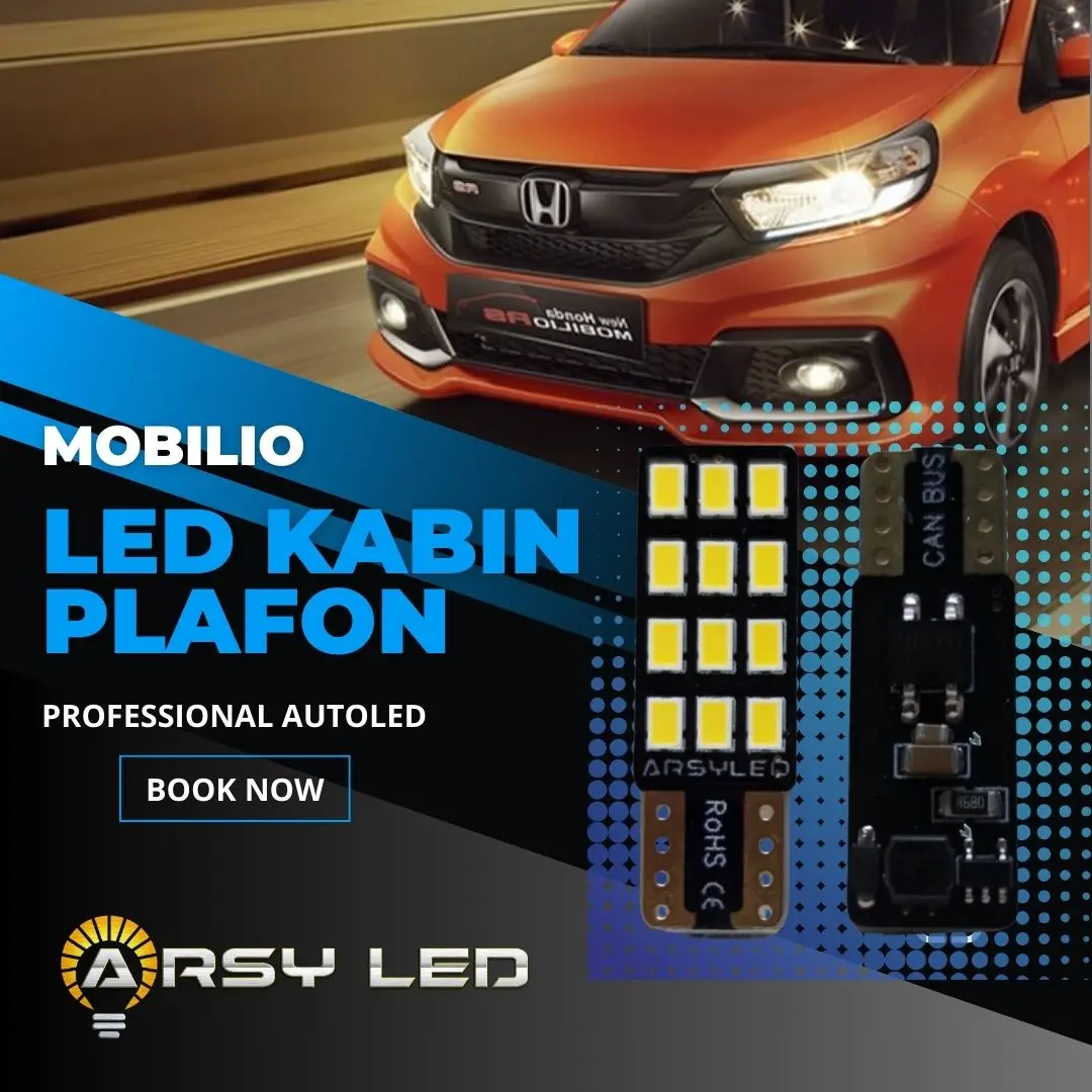 ARSYLED lampu LED Kabin Plafon Honda Brio Super Bright Car