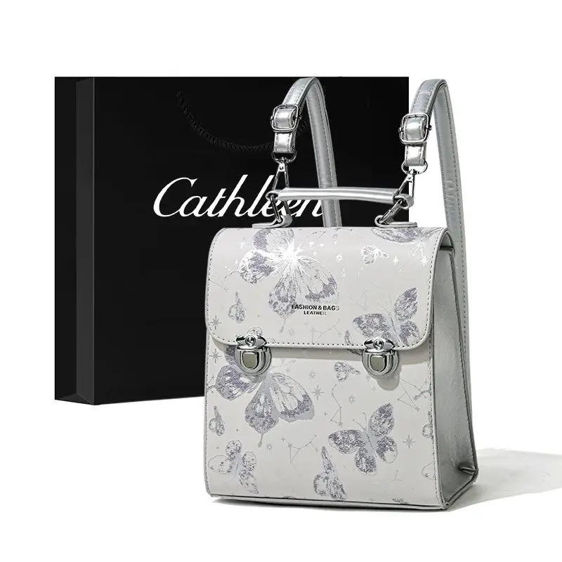 Kaislin High-Grade Western Style Niche Women's Backpack Fashionable All-Matching Backpack Student Travel Mini Schoolbag