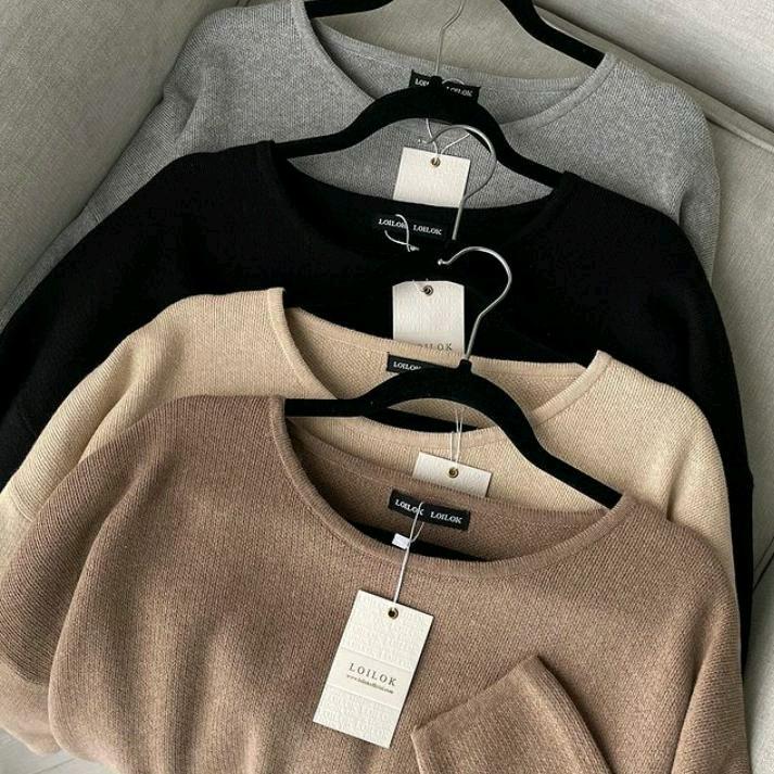 Blouse Rajut , Blouse Polos , Simple Knit 3