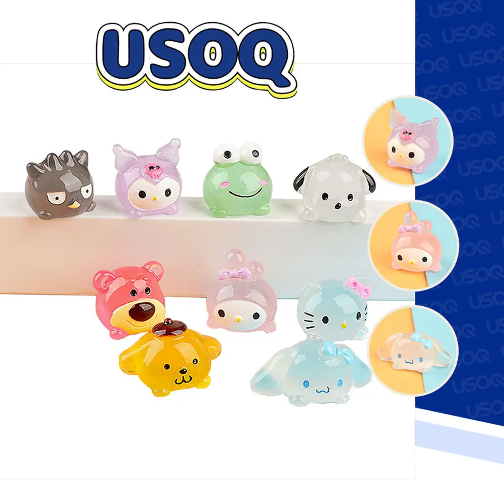 USOQ Jibbitz Croc Cartoon 3D Sanrio noctilucent Cave Shoe Buckle DIY Accessories Croc Charm Jibbitz Button