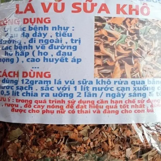 1kg lá vú sữa sấy khô hữu cơ food