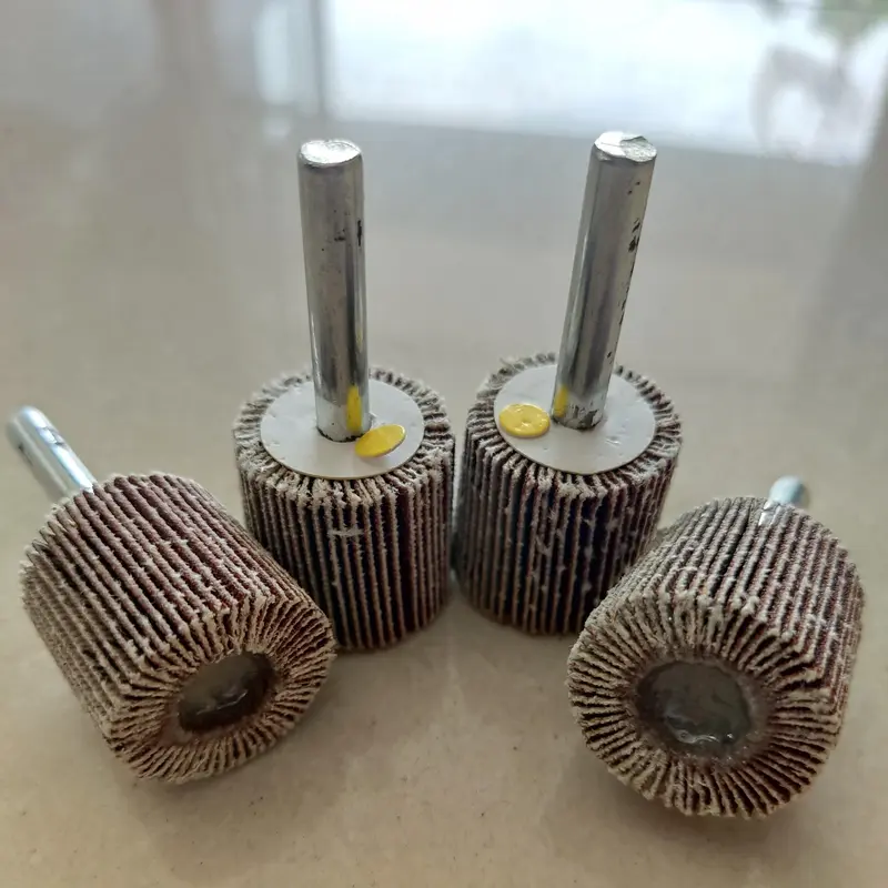 Mata Bor Amplas 25 x 25 mm Grit #60 #80 #120 #180 #240 I FLAP WHEEL FAN GRINDER I Mata Bor Gerinda Penghalus Mini 3
