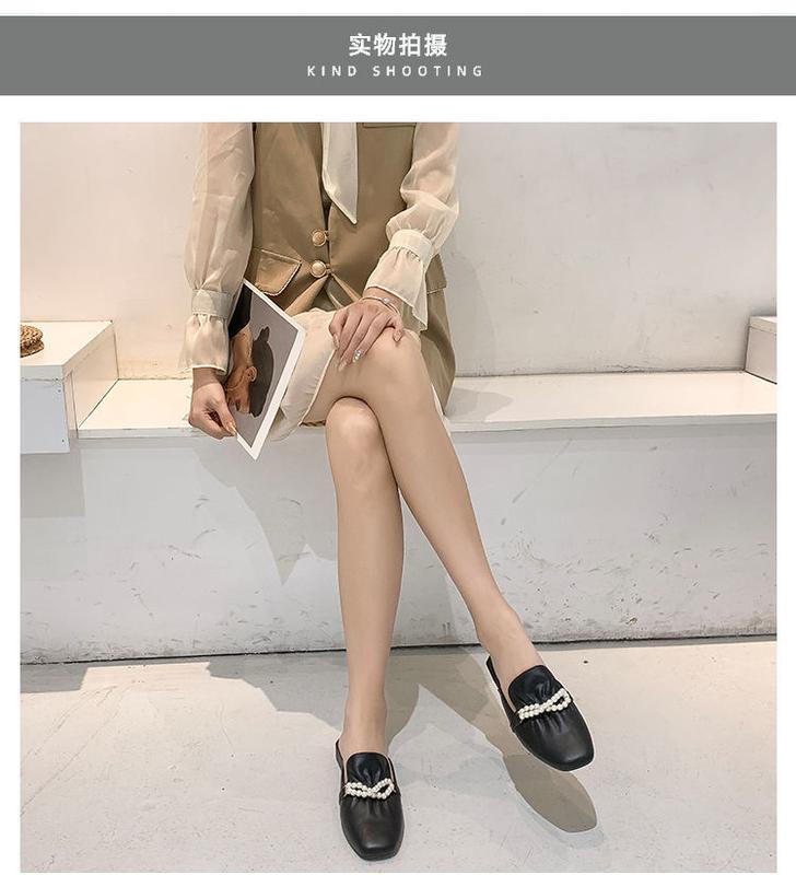 Product Introduction of Women's Summer Fashionable Outdoor Slippers 2022 New Korean Style Internet Celebrity Ins Home Non-Slip Cute Trendy Closed Toe Half Slippers 10