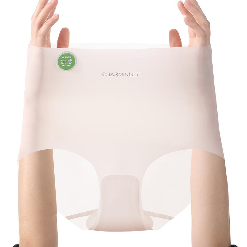 Quần lót nữ bigsize vải su lụa mặc áo dài mát lạnh - Nội y nữ big size cỡ lớn không lộ viền sexy tới 100Kg - Mã N61 Women Tua Rua