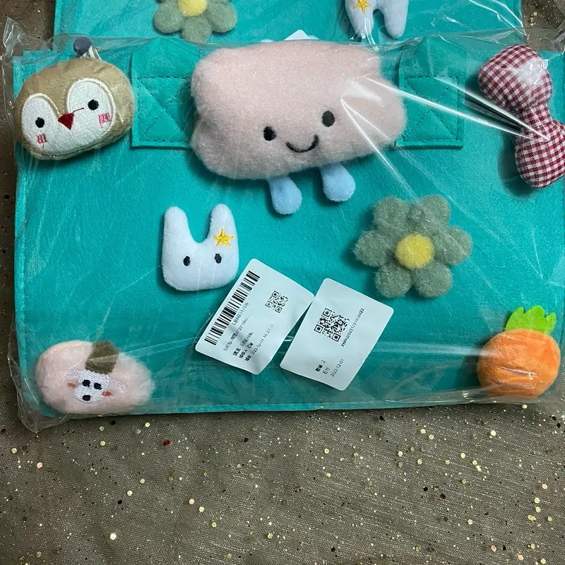 Combo 2 túi nỉ hình dễ thương ciuuu teeee Bag Nữ 7