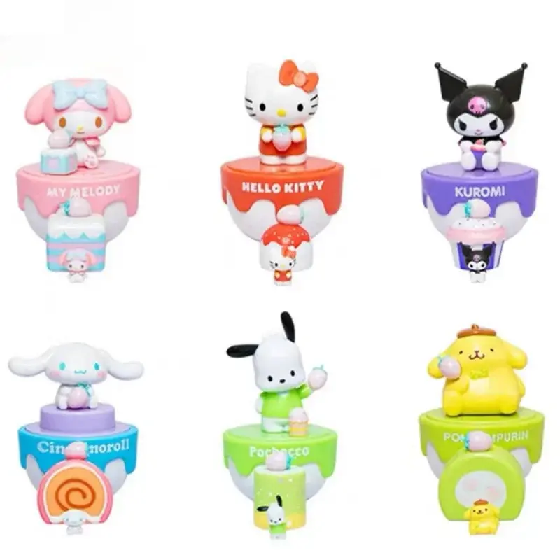 Sanrio Kawaii Figures    My Melody Kuromi Cartoon  Anime Model Ornaments  s Kids Birthday Gifts