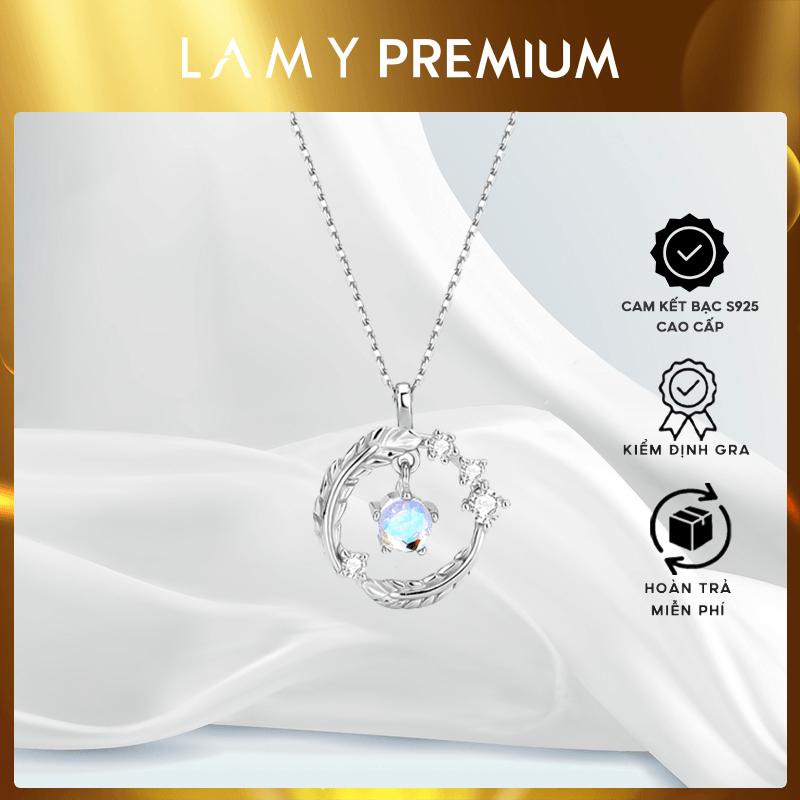 [Độc quyền] Dây chuyền bạc nữ đính đá m.o.i.s.s CDEDN007 - Dây chuyền nữ