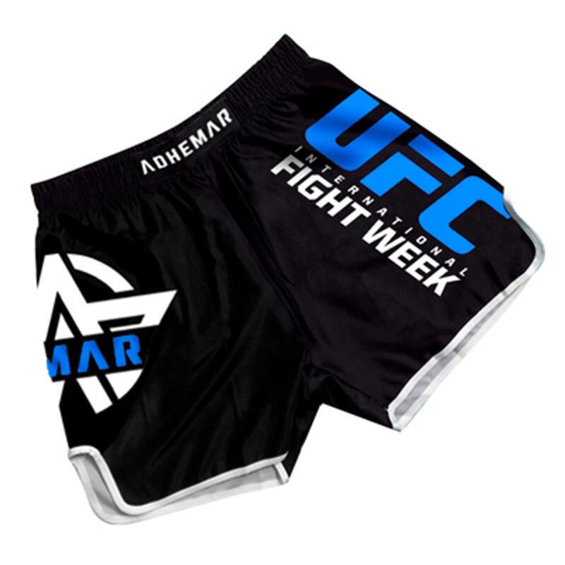 Product Introduction of UFC Thai Boxing Pants Sports Fighting Sanda Training Special Shorts Head MMA Print 18