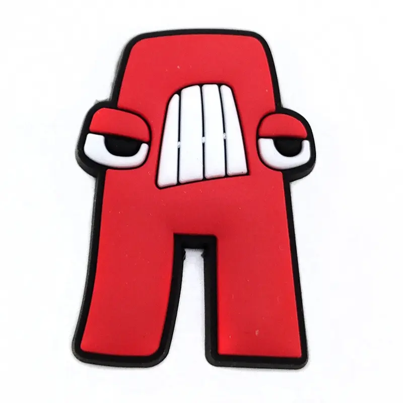 215 Pin Sandal Charms Huruf Karakter Hewan Gigi Smile 5