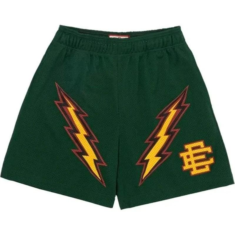 Eric Emanuel EE Lưới Cơ Bản Quần Đùi, In Hoa Cổ Điển, Quần Đùi Tập Gym, Dành Cho Nam, Thích Hợp Tập Gym, Bóng Rổ, Thể Thao, Bãi Biển, Mùa Hè Mới Sport 7