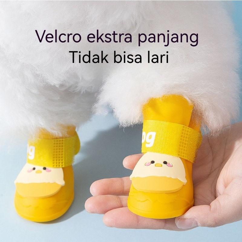 4 Pcs/Set Sepatu Bot Hujan Anjing Kartun Silikon Kucing Boots Tahan Air Anti Slip / Sepatu Untuk Hewan Peliharaan / Kucing Boots Tebal Anti Slip Anti Ai 4 Pcs/Set Sepatu Bot Hujan Anjing Kartun Silikon Kucing Boots Tahan Air Anti Slip / Sepatu Untuk Hewan Peliharaan / Kucing Boots Tebal Anti Slip Anti Ai