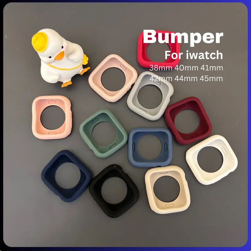 MUZ Bumper untuk Smartwatch ukuran 38mm 40mm 42mm 44mm 45mm TPU 2