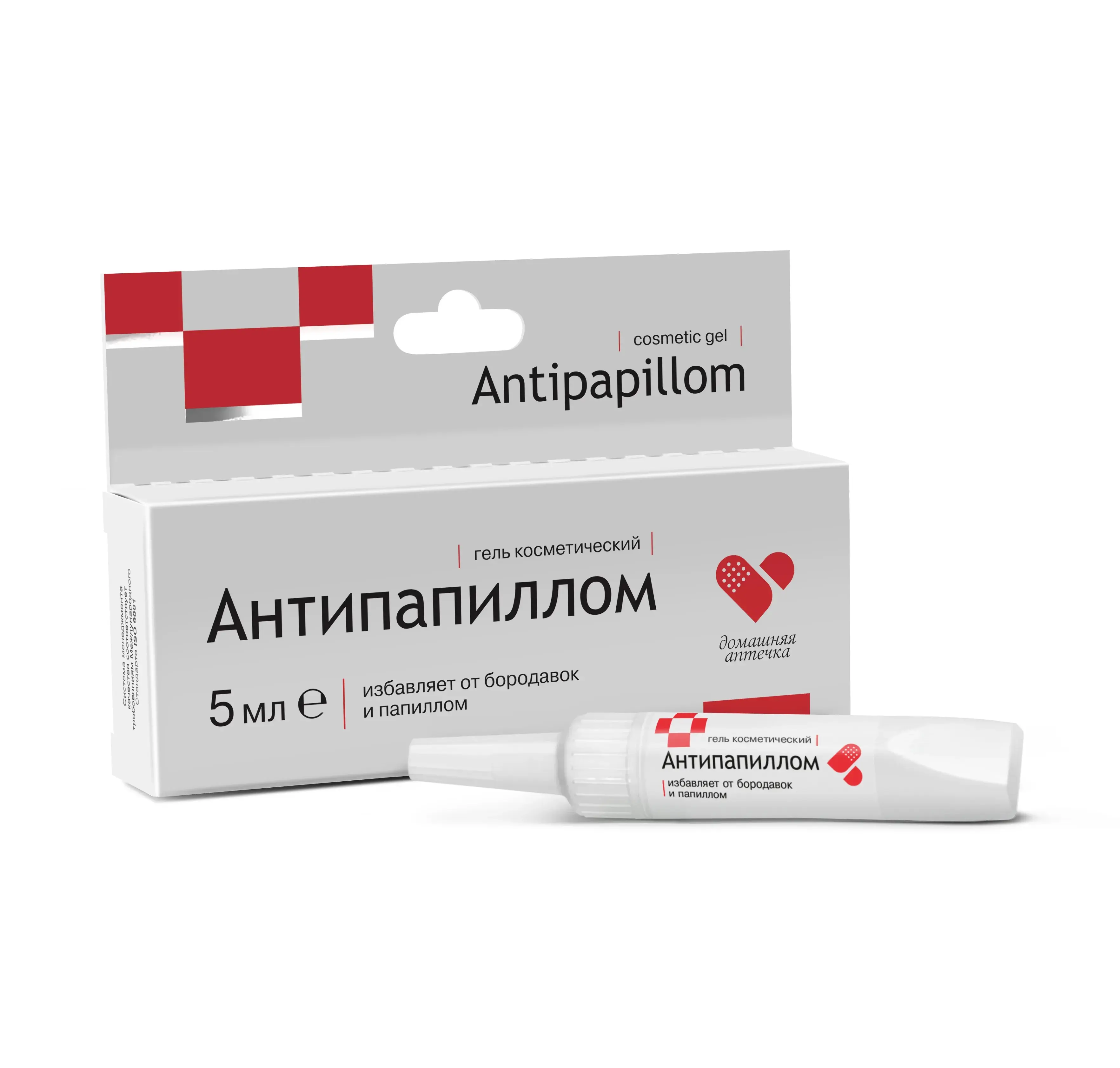 Gel Antipapillom 5ml chống U nhú, mụn ruồi, mụn cơm, sừng hóa xuất xứ Nga