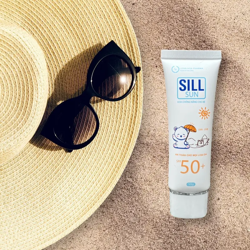 Kem chống nắng cho bé Sill Sun kids 50+ an toàn cho trẻ sơ sinh & em bé da nhạy cảm 3