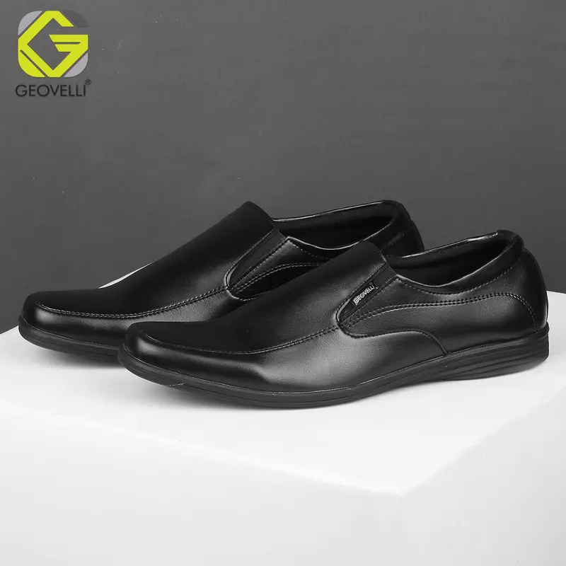 Geovelli Gvl-1903 Sepatu Formal Pria Pantopel Hitam Kerja Kantoran Pantofel Shoes Fantofel 3