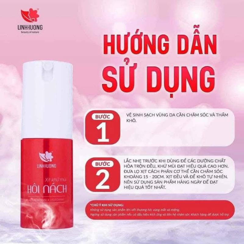 Product Introduction of xịt khử mùi LINH HƯƠNG,trị hôi nách,hôi chân 9