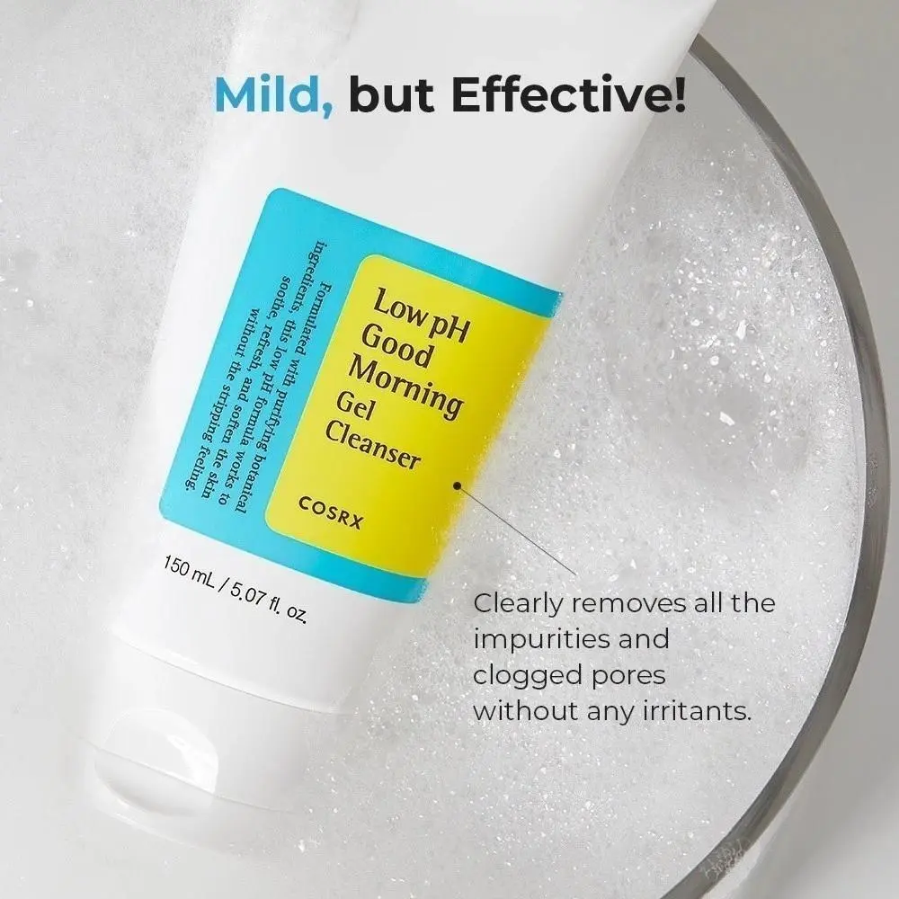 【COSRX】 Low PH Good Morning Gel Cleanser 150mL bubble oil  cleanser face  cleaning  products