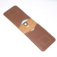 Gambar Coppo Lanyard Id Card Name Tag Front Kulit Sapi Asli dengan Magnet - Brown dari coppo leather Kab. Bandung 3 Tokopedia
