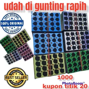 gosok gosok tengkorak boom 20 titik isi 1000 kupon Toys