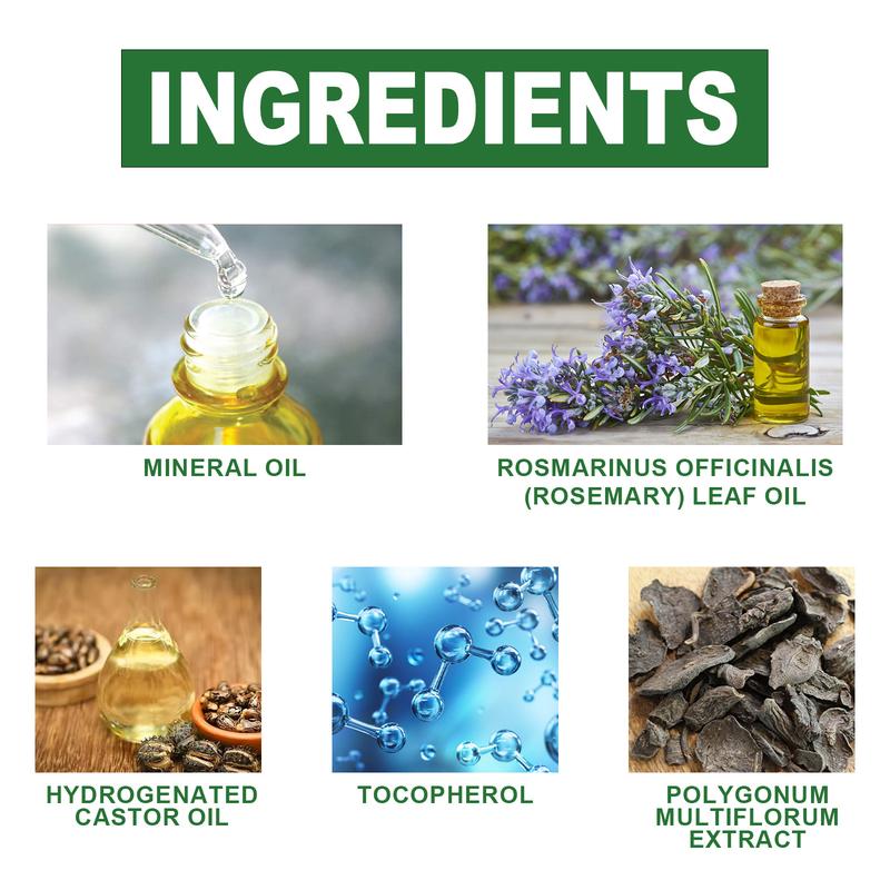 Product Introduction of Rosemary Hair Care Essential Oil Repairs Dry and Frizzy Hair Ends, Nourishes and Softens Hair, and Provides Hair Care Oil 7