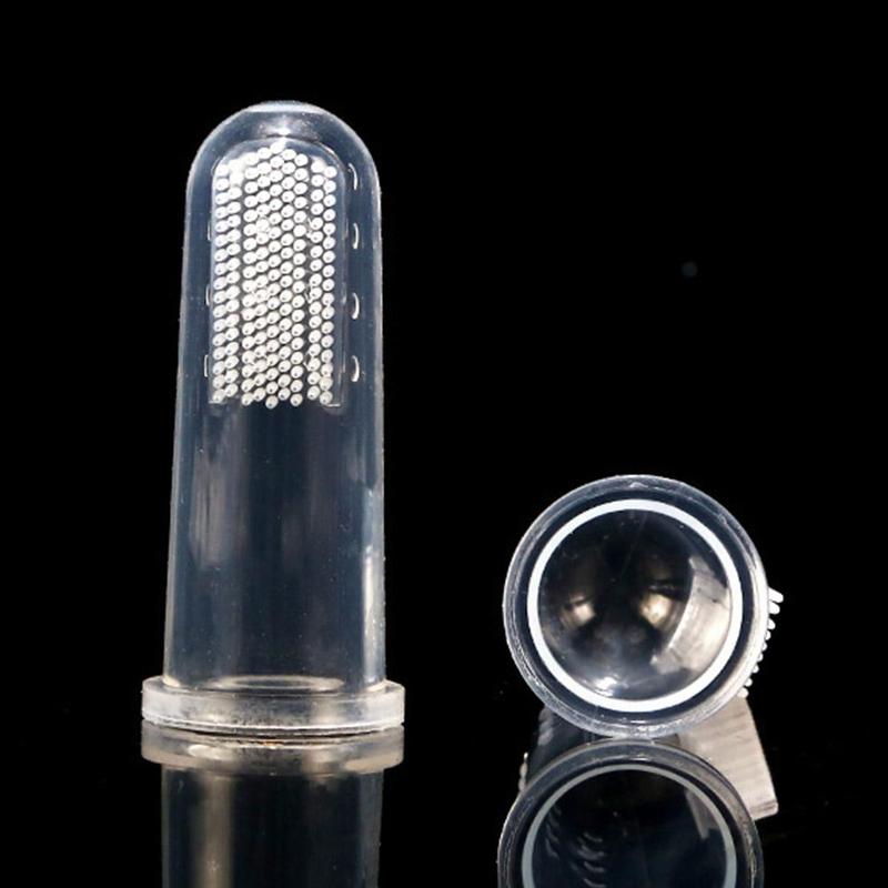 Product Introduction of Pet Finger Toothbrush Silicone Toothbrush Dog Cat Finger Brush Finger Pet Supplies Toothbrush J4N5 25