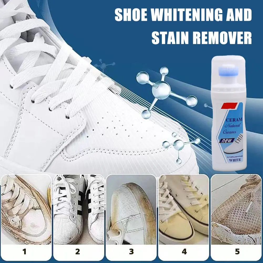White Shoe Cleaner Shoe Stain Remover Spray Sole Shoe Sneaker Yellow Stain Remover For Shoes