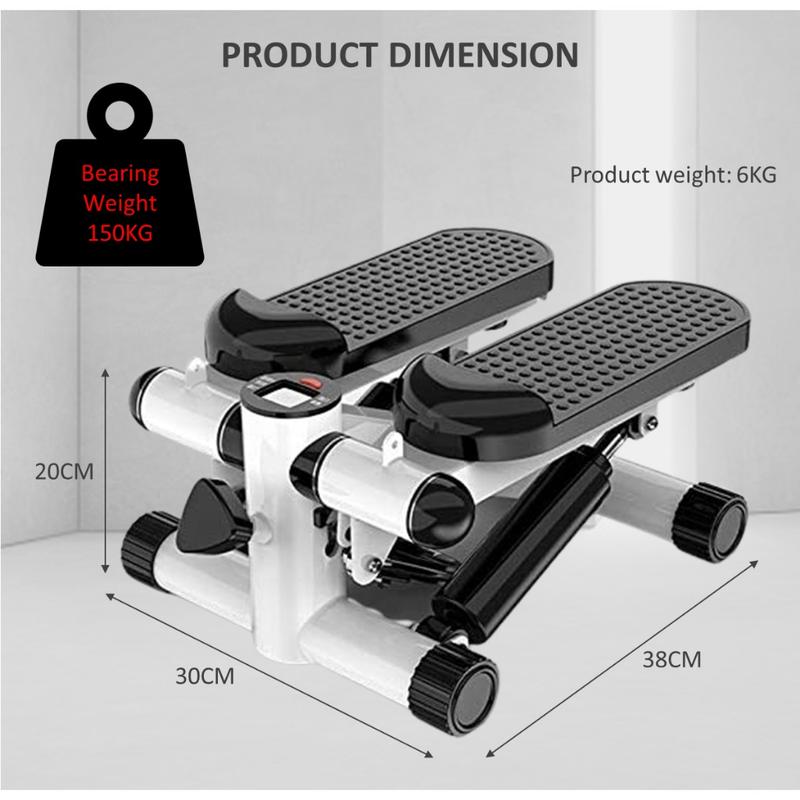 [In Stock]Portable Stepper Quiet Mini Home Step Machin Mini Stepper With LCD Monitor Portable Fitness Exercise 6