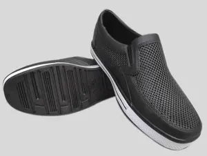 Sepatu Karet SlipOn Pria Warna Hitam Sankyo Saf 1146 Flat Shoes