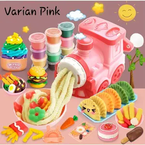 [IM] MAINAN KERETA API PLASTISIN CETAKAN BENTUK KUE MIE DAN MAINAN LAINNYA