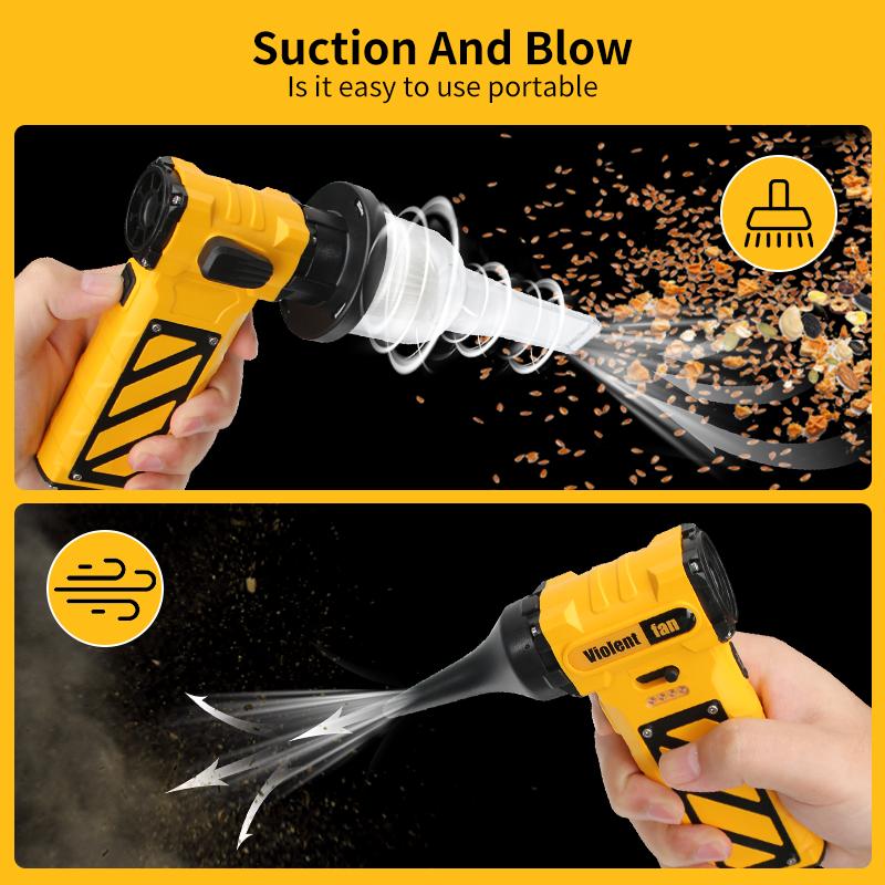 【KEELAT-KMTF01】Kipas Angin Turbo Mini Motor Brushless Portabel Angin kencang Saku Genggam Kipas tangan Jet Fan