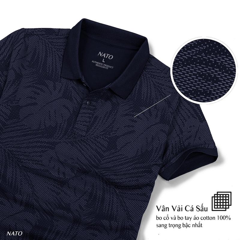 Áo Thun Polo Nam LÁ CÂY Vải Cotton Cá Sấu Cao Cấp Đẹp Tay Ngắn Có Cổ Màu Trắng Đen Đỏ Xanh Navy Trơn Họa Tiết NATO Menswear Ngắn Tay Shirt 7