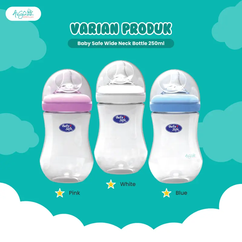 Botol Susu Baby Safe Wide Neck 250 mL bayi bottle 3