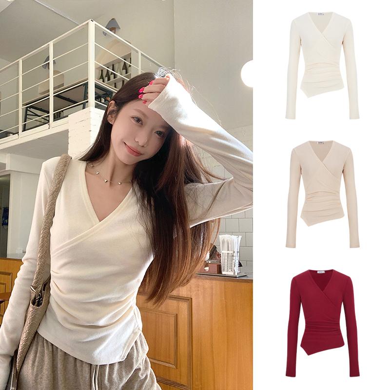 Áo Dài Tay Nữ Hoàng Moses Nữ Hoàng Thương Xót Gợi Cảm Và Nóng Bỏng Cổ Chữ V Eo Có Khóa Che Phủ Thịt Bó Sát Hàng Mới Về Mùa Thu Và Mùa Đông 2025 # 63159