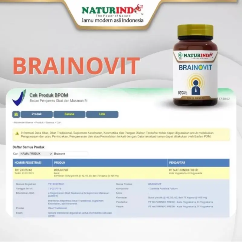 Vitamin Otak Anak Speech delay dan Hiperaktif Peningkat Daya Ingat Kecerdasan Atasi Keterlambatan Berbicara serta Kesehatan Otak BRAINOVIT isi 50 kapsul 3