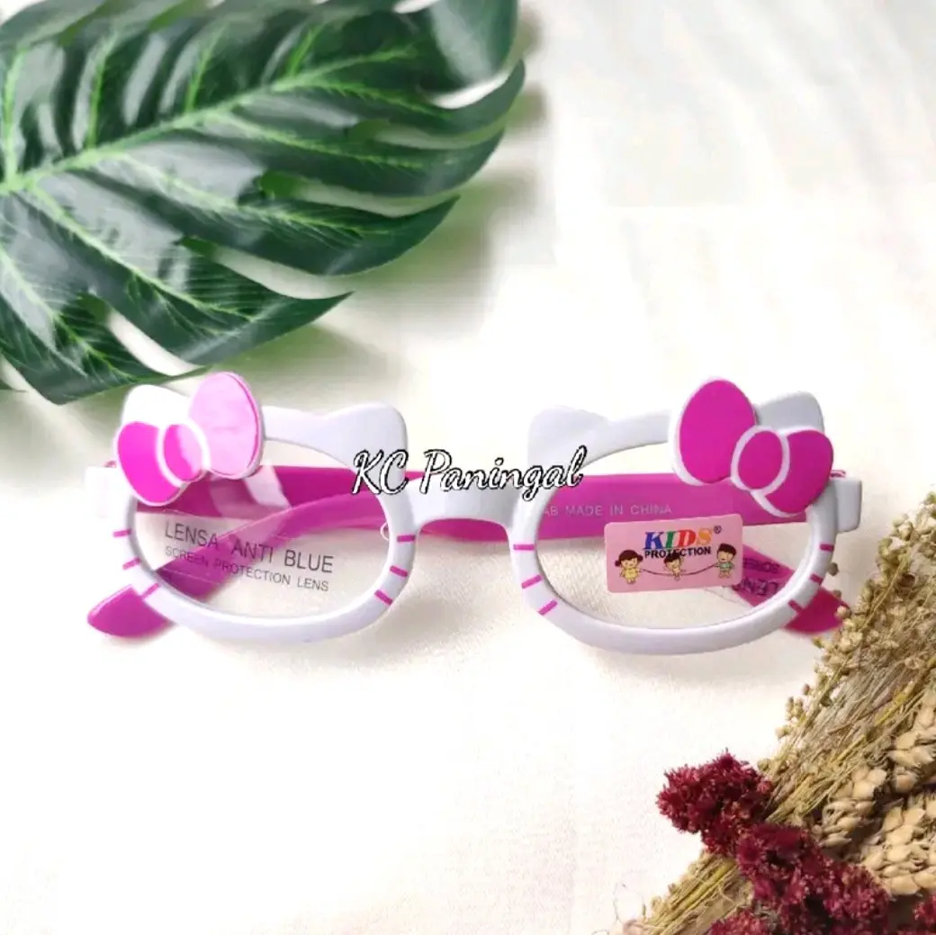 kacamata anak anti radiasi karakter hello kitty