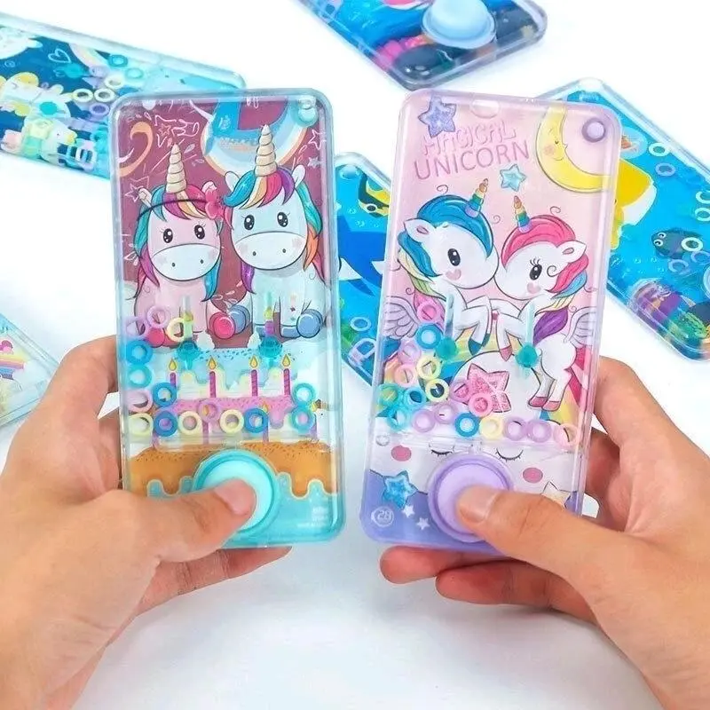 Cartoon Character Water Game Transparent Kids Toy