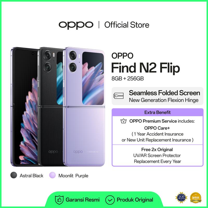 04. OPPO Find N2 Flip Original Bergaransi Resmi