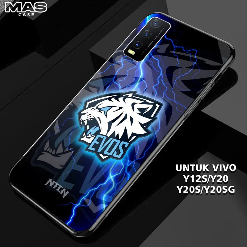 Case VIVO Y20/12S/Y20S/Y20SG Terbaru MAS Case [ EVOS-02 ] Casing VIVO Y12S/Y20/Y20S/Y20SG - Silikon Hp VIVO Y20 - Kesing Hp - Softcase Glass Kaca - Case Terlaris - Pelindung Hp - Case Terbaru VIVO Y20 - Cover Hp 2