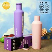 Gambar Tumbler Keren OR-801 Botol Minum Termos Anti Bocor Tahan Panas Dingin 500ML - Baby Pink dari Kioslunchbox bogor Kota Bogor 2 Tokopedia