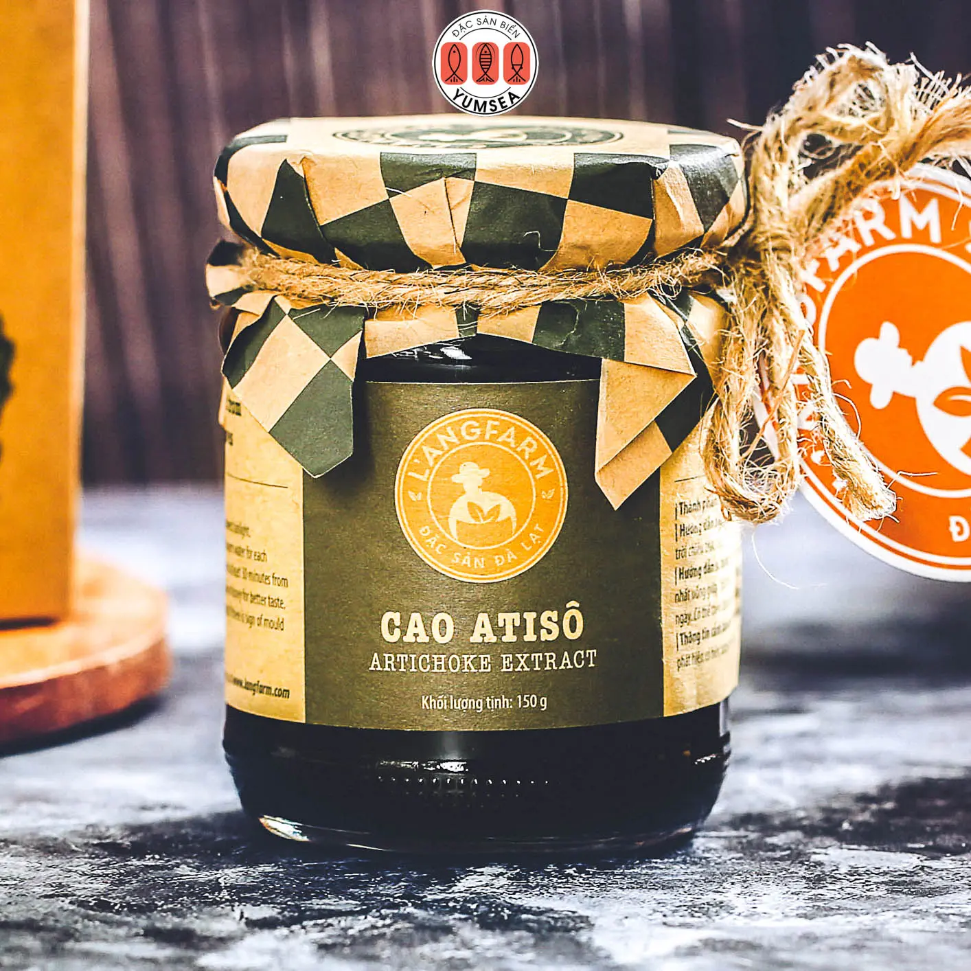 Cao atisô, 150g, hộp, mẫu hũ thuỷ tinh