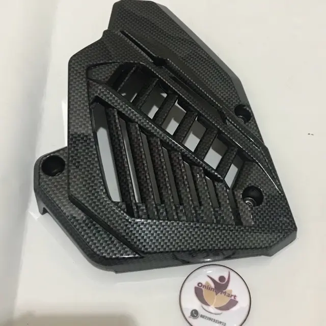 Cover tutup radiator vario 125 led vario 150 karbon 0
