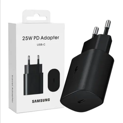 [Live EXCLUSIVE] Samsung Travel Adapter Fast Charging Type C 25W Original 100% Cable Charger
