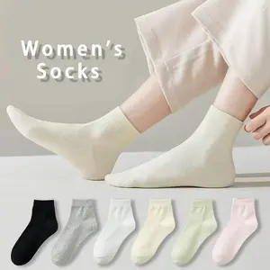 UVORY Luxe Paket Kaos Kaki Pendek Wanita Warna Pastel - Nyaman, Banyak Pilihan & Stylish!