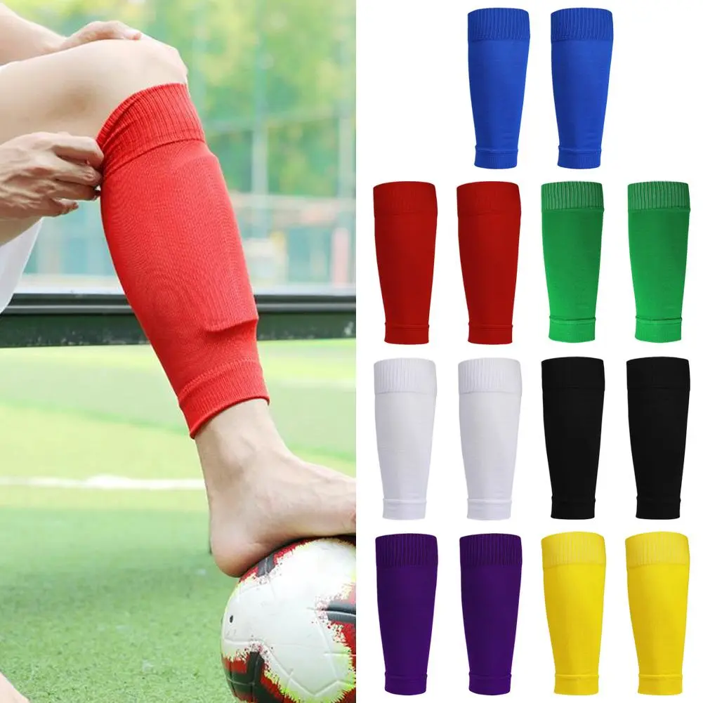 Long Football Socks with Calf Protection and Foot Protector for Outdoor Play Football D4A1