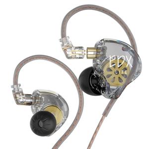 KZ EDX Lite Auriculares intraurales, Auriculares con cable de graves profundos con Pin C removible y Cable desmontable, Adecuados para Cantores de Iglesia Músicos Bateristas Audiophile