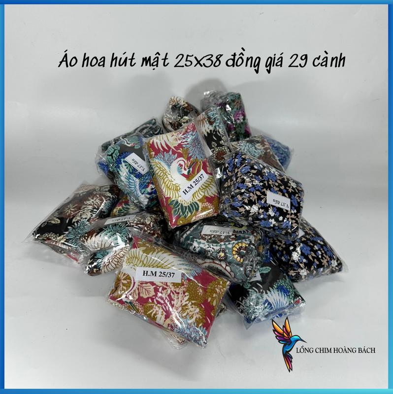 Áo lồng chim hút mật size 25 vải hoa form vuông cao và thái cao màu ngẫu nhiên giá rẻ